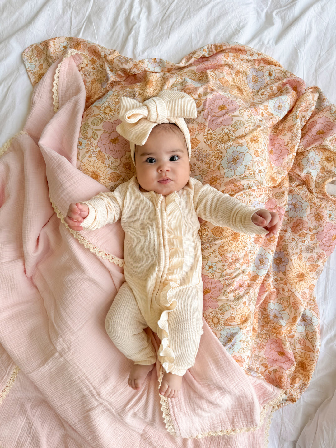 Swaddle Set | Pastel Bloom