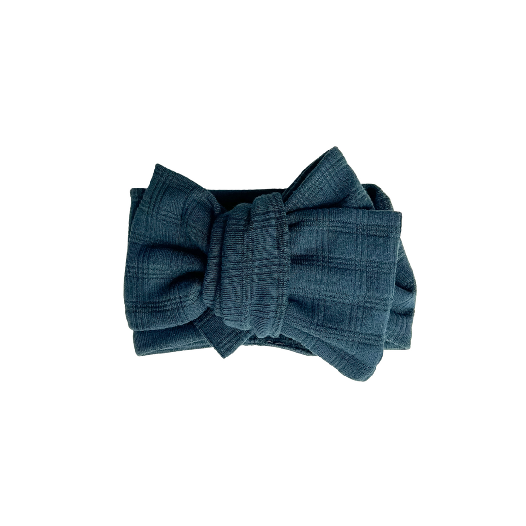 Pine Checker Oversized Topknot
