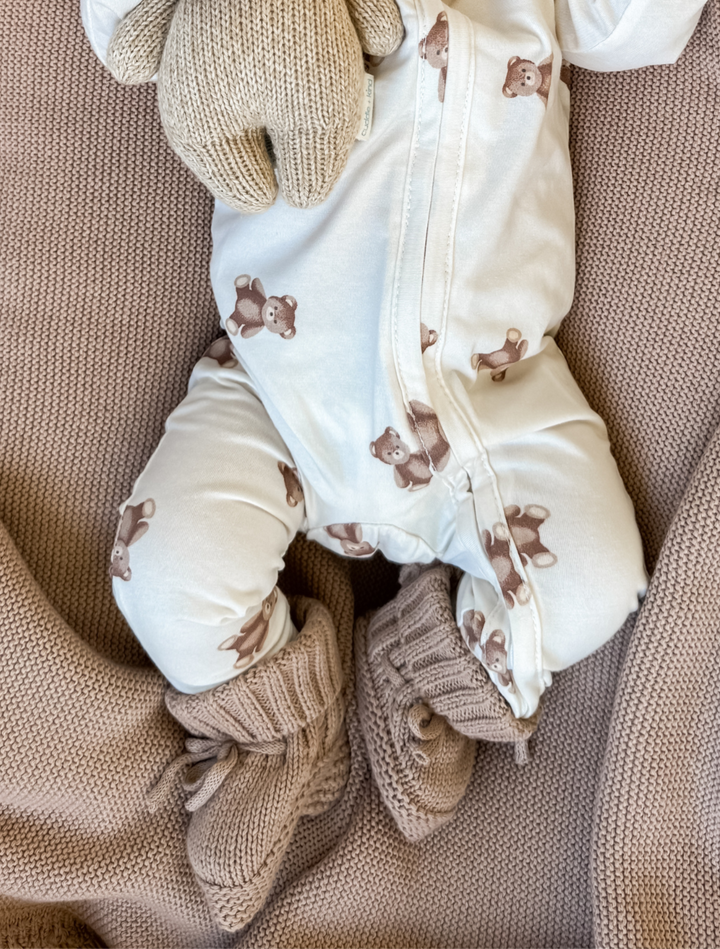 Knitted Booties | Teddy