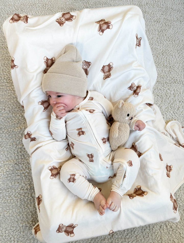 Zip Romper | Teddies (NO FRILL)
