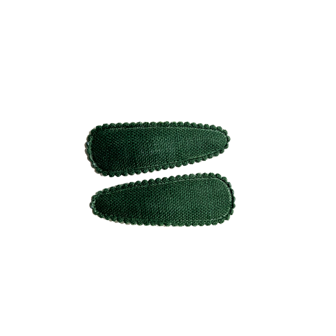 Pine Linen Snap Clip Set