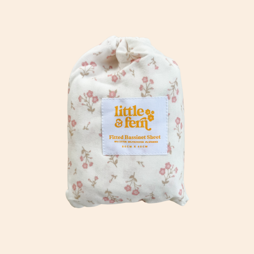 Bassinet Sheet | Paisley Peony