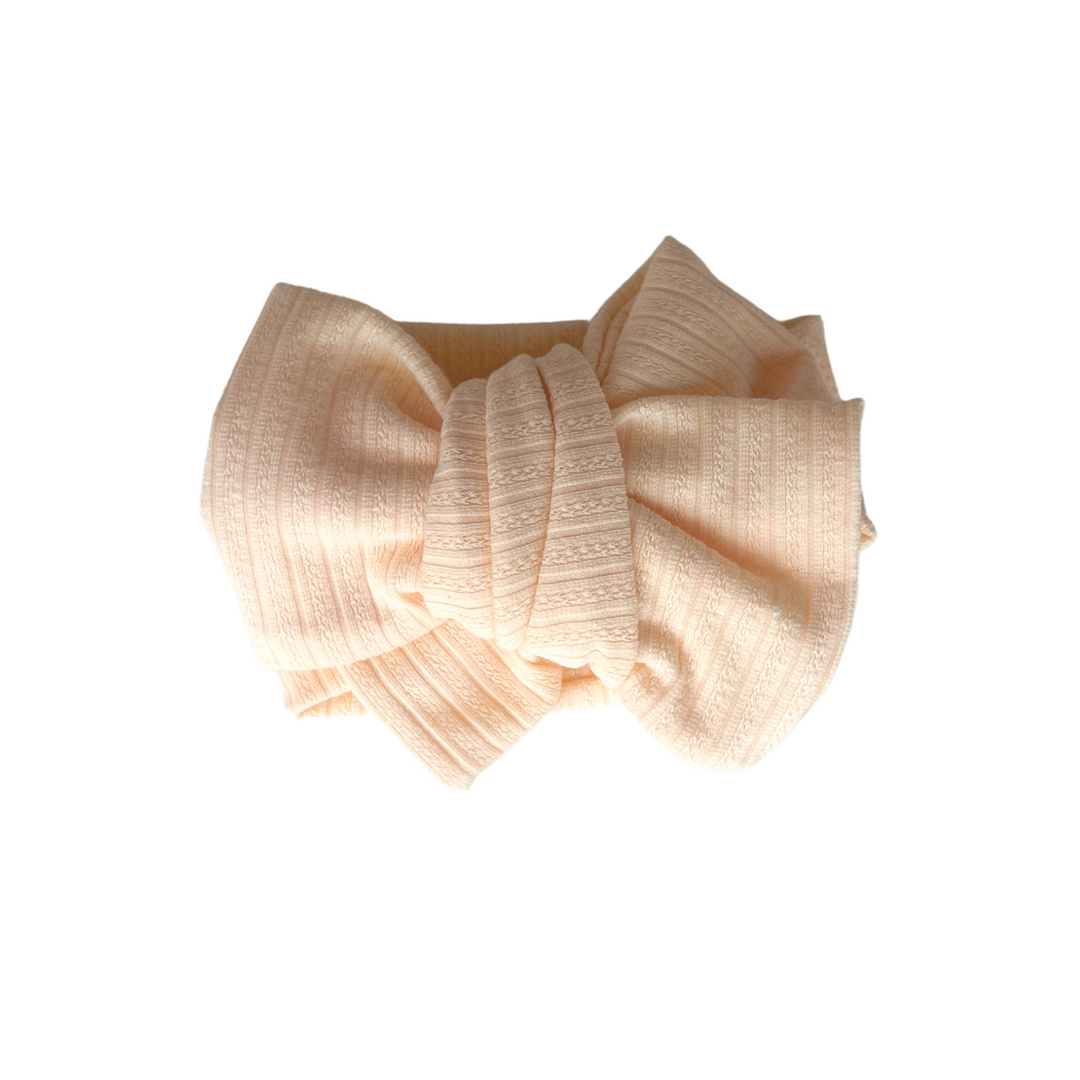 Charlotte Oversized Topknot | Pastel Lemon