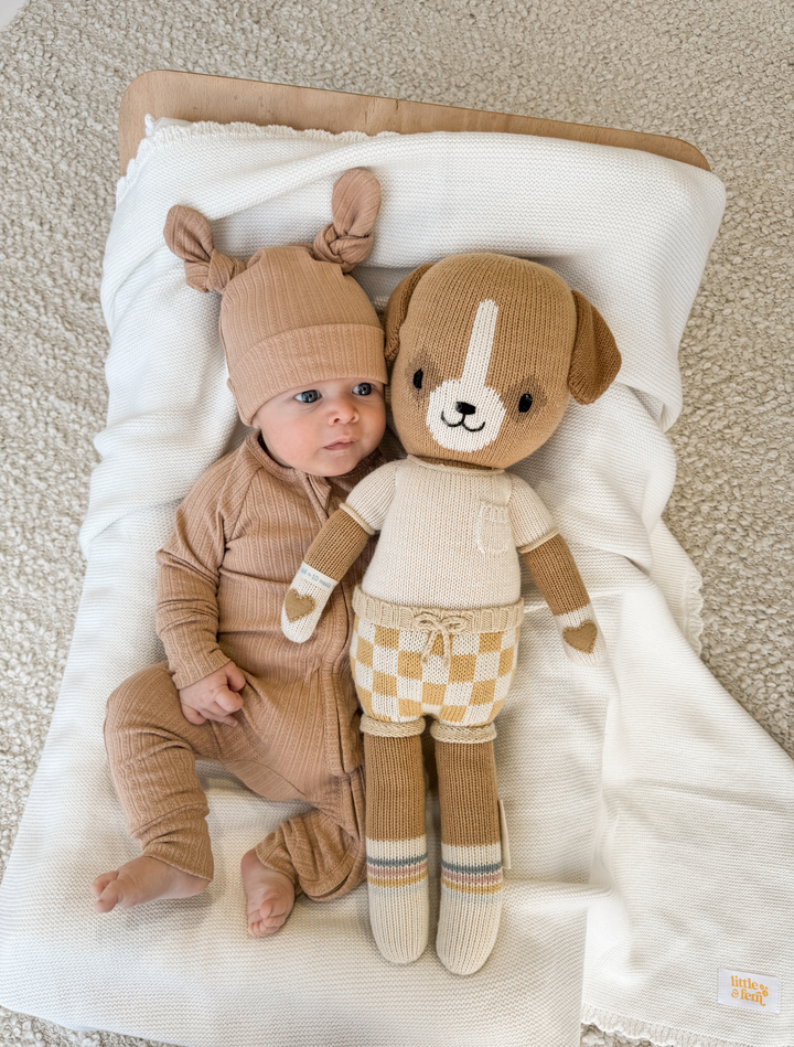Zip Romper | Teddy Rib Pointelle (NO FRILL)