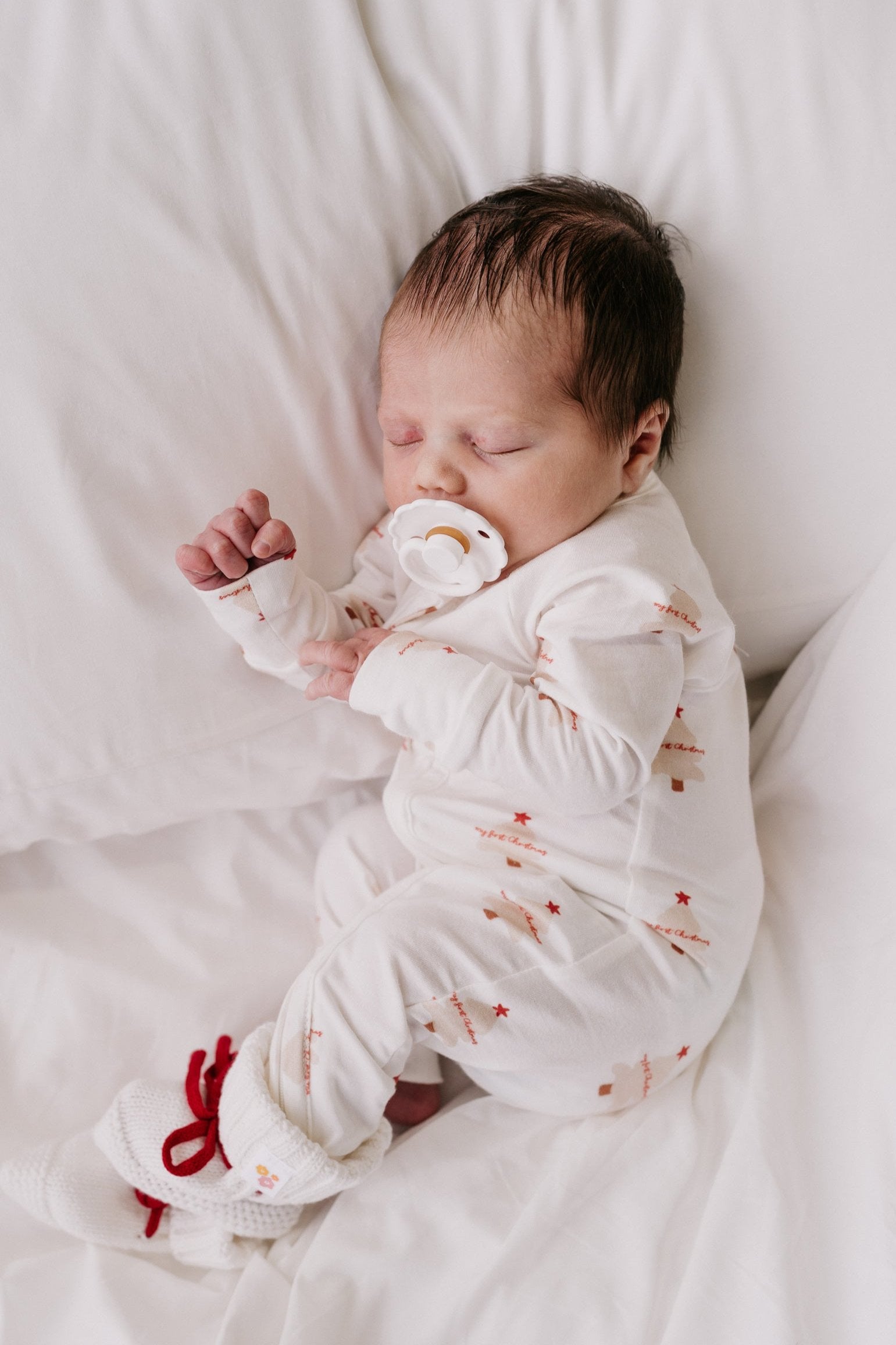 Zip Romper | My First Christmas (NO FRILL) – Little and Fern