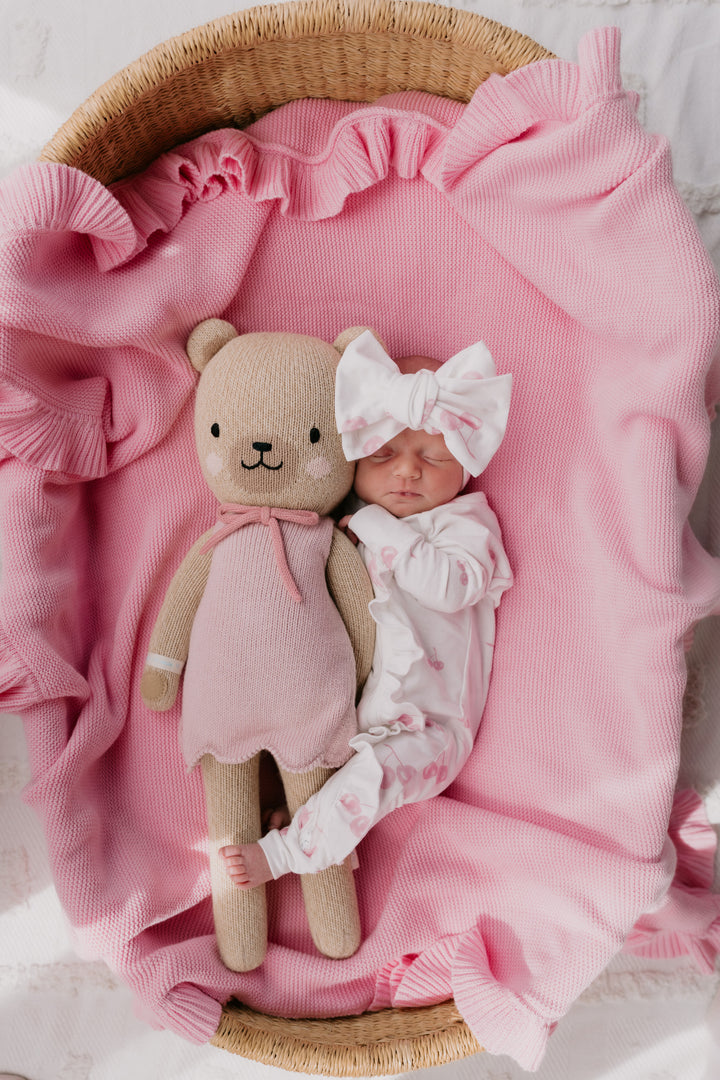 Oversized Topknot | Pink Cherries