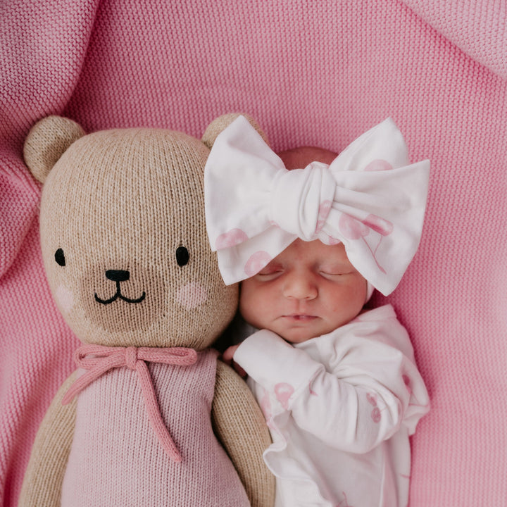 Oversized Topknot | Pink Cherries