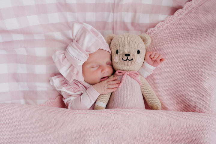 Oversized Topknot | Pink Gingham