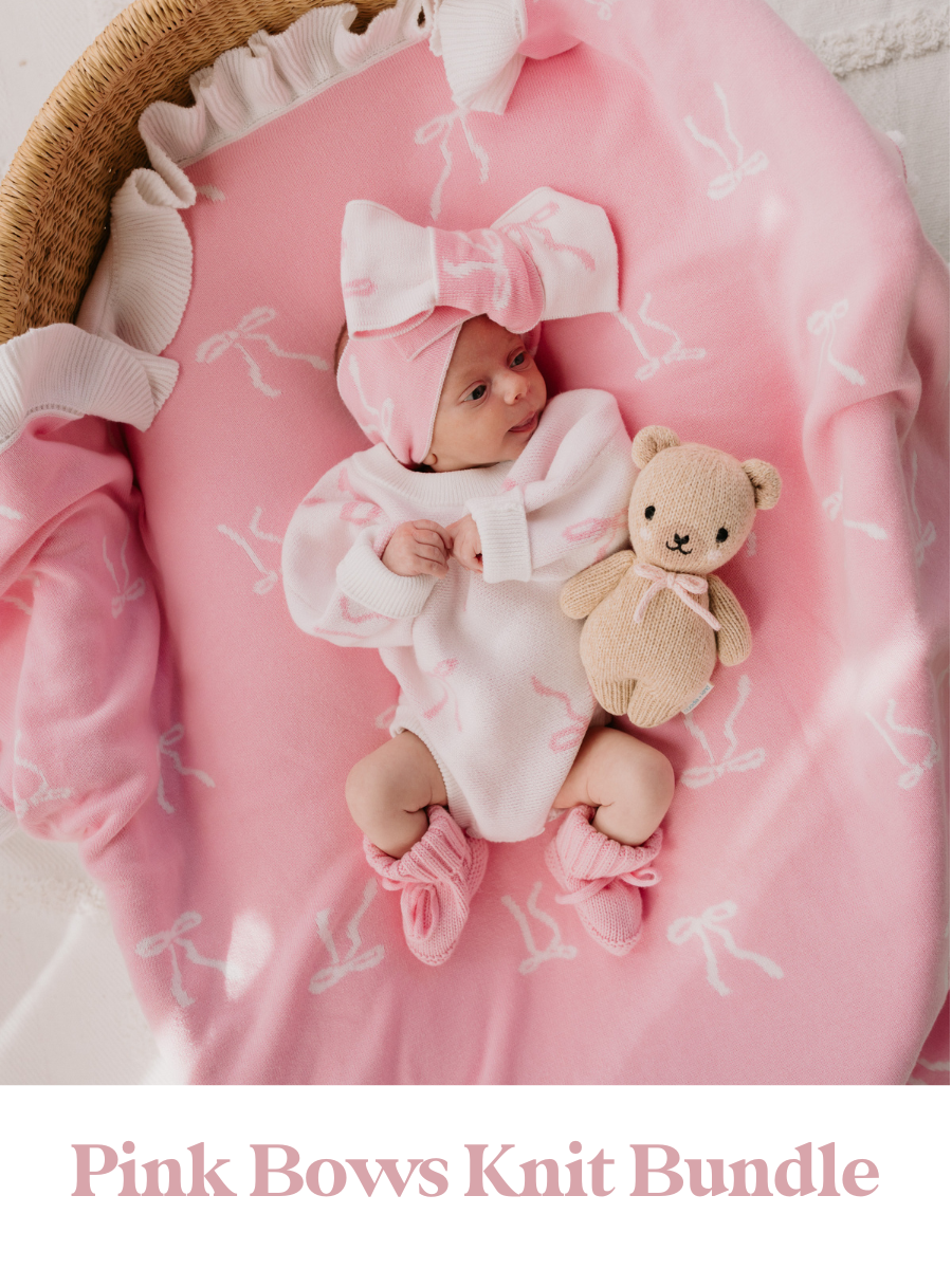 Pink Bows Knit Bundle