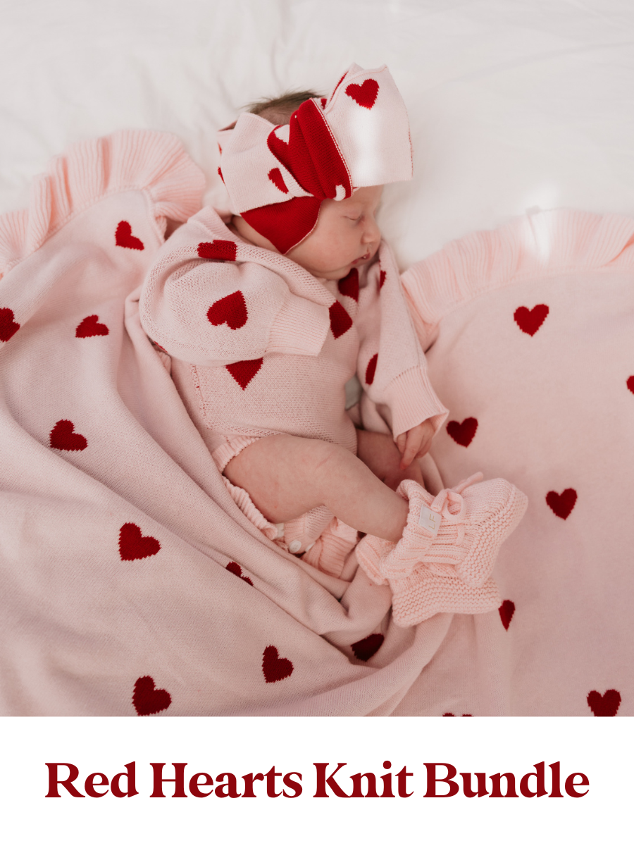 Red Hearts Knit Bundle