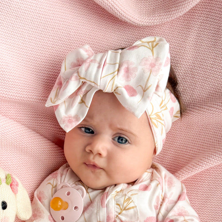 Oversized Topknot | Ocean Floral