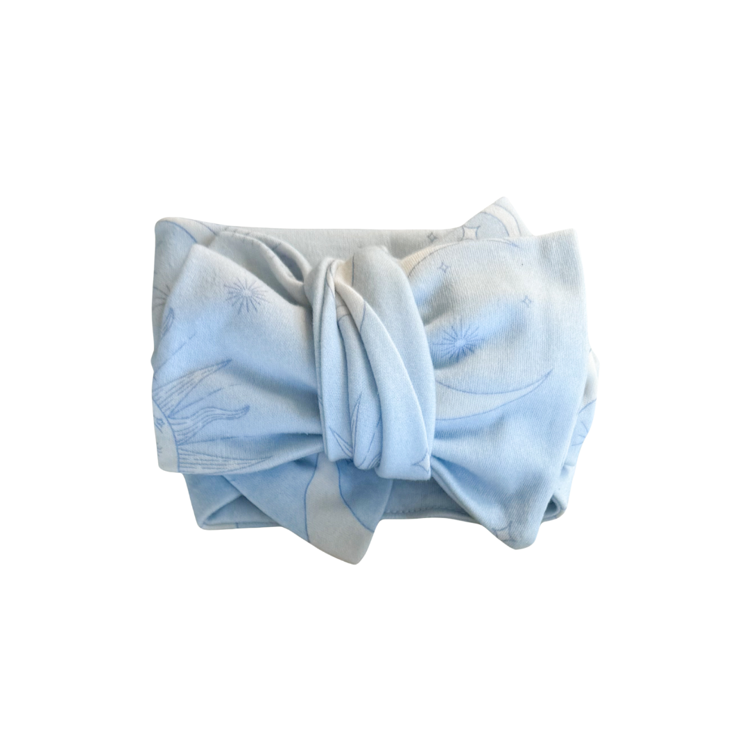 Oversized Topknot | Celestial Blue JERSEY