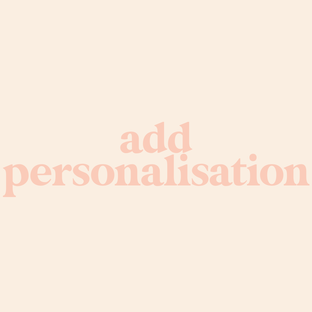 Add Personalisation