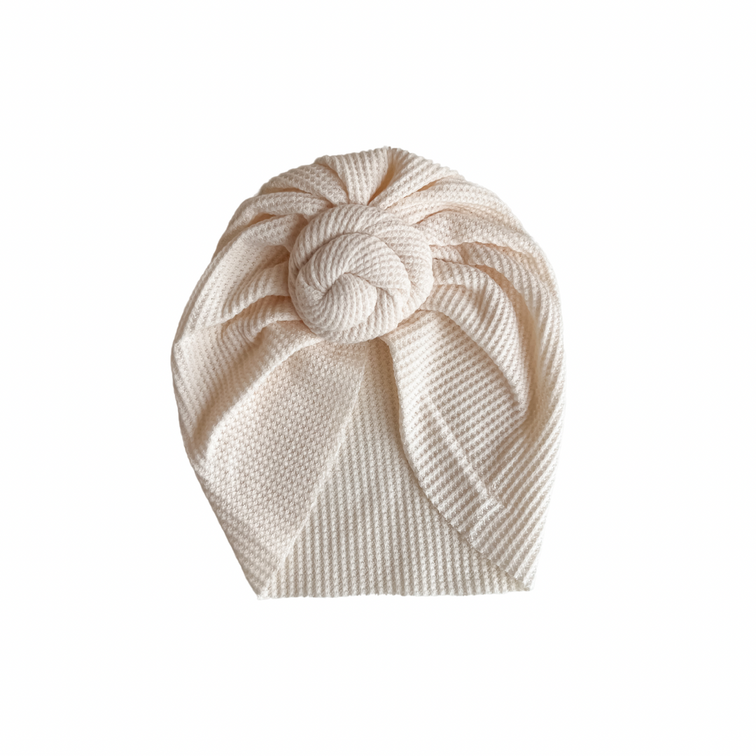 Waffle Turban | Cream