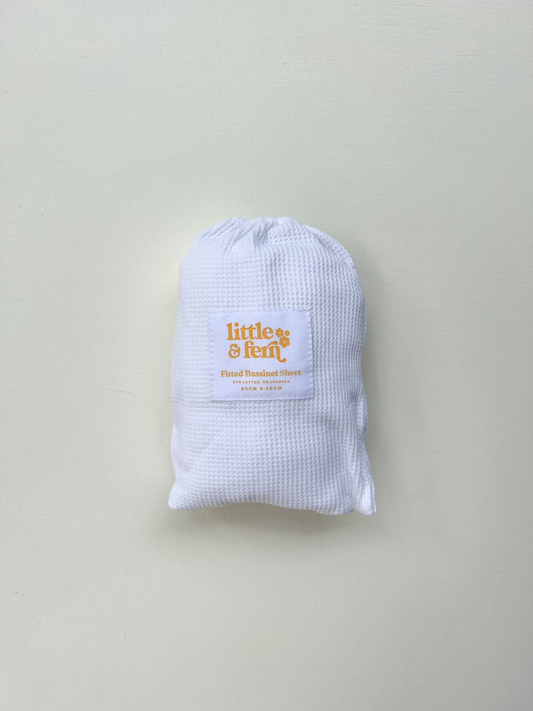 Waffle Bassinet Sheet | Milk