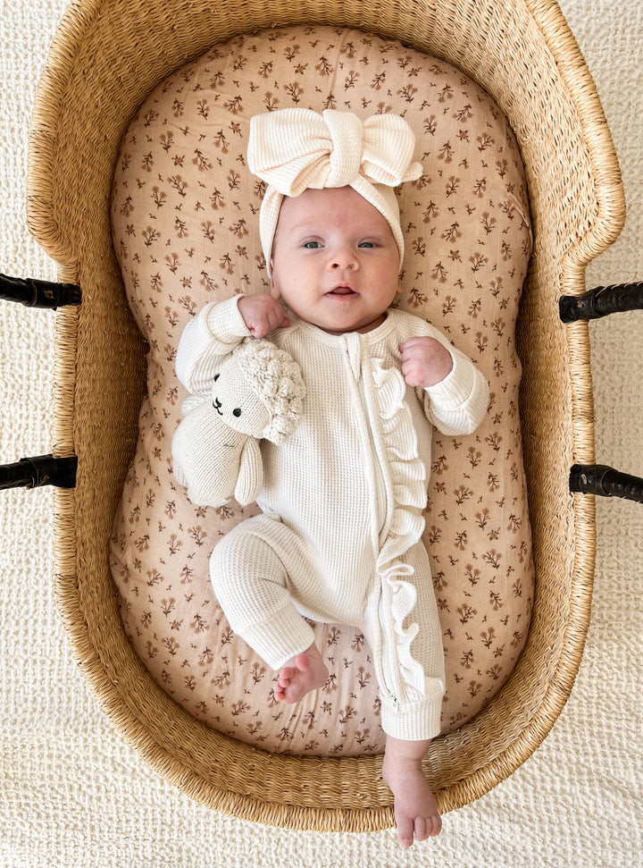 Muslin Swaddle | Paisley Coffee *PRE ORDER*