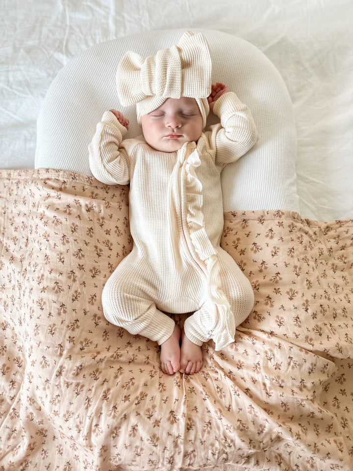 Muslin Swaddle | Paisley Coffee *PRE ORDER*