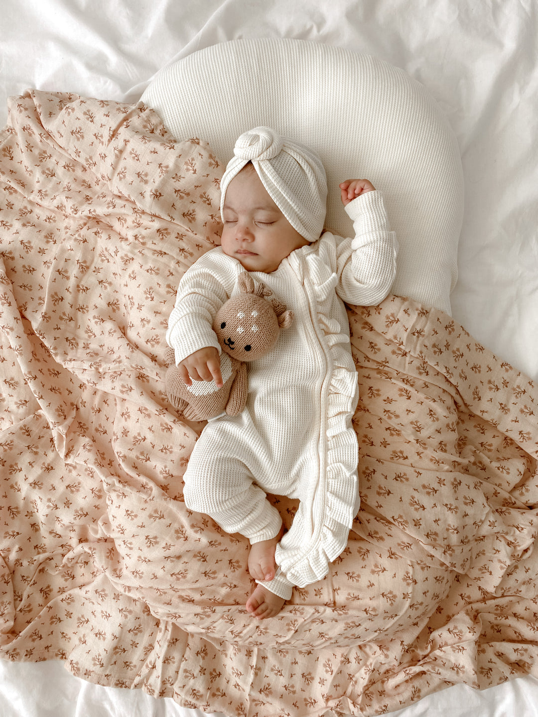 Muslin Swaddle | Paisley Coffee *PRE ORDER*