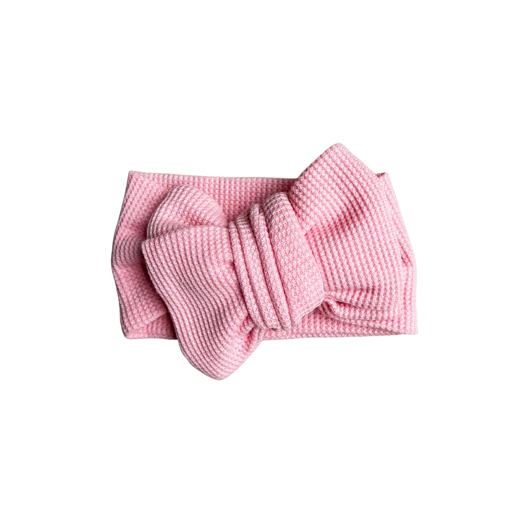 Bowie Waffle Oversized Topknot | Marshmallow