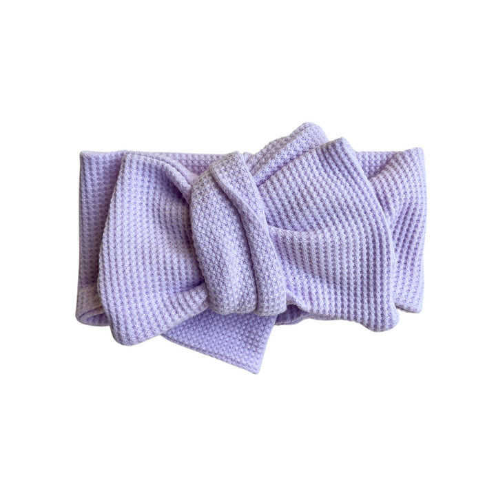 Oversized Topknot | Waffle Pastel Lilac