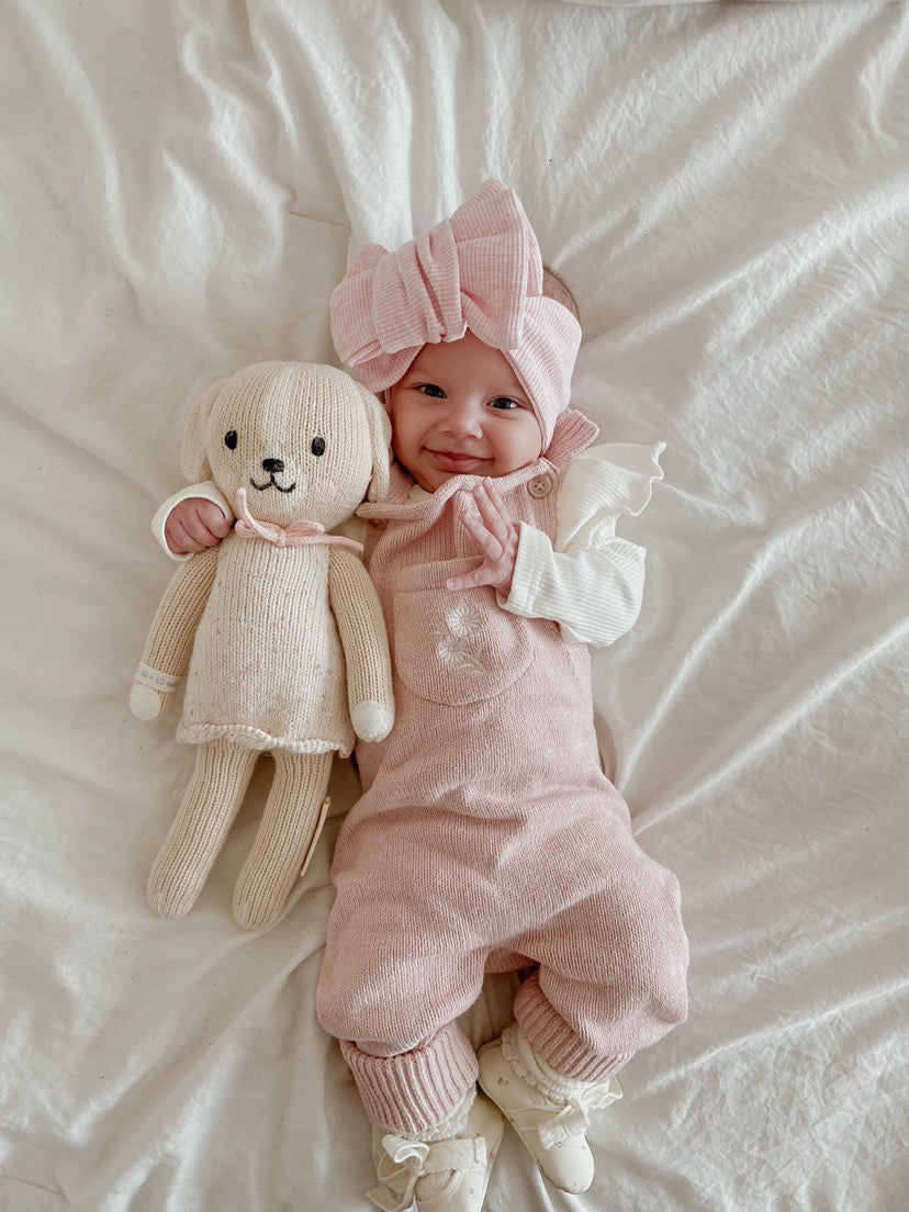 Oversized Topknot | Waffle Baby Pink Marle