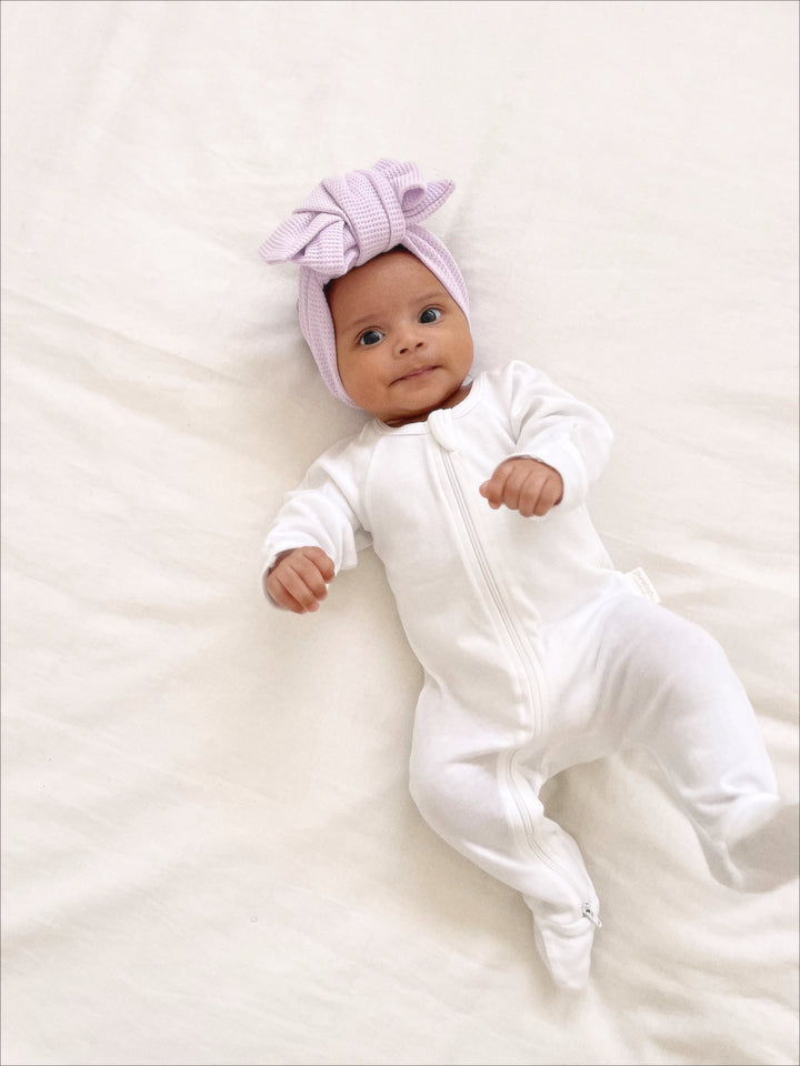 Oversized Topknot | Waffle Pastel Lilac