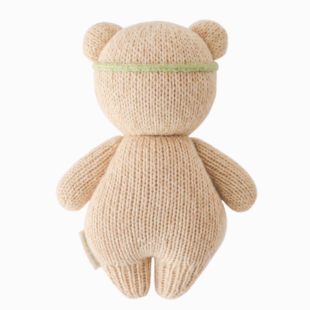 Baby Honey Bear (ivory floral)