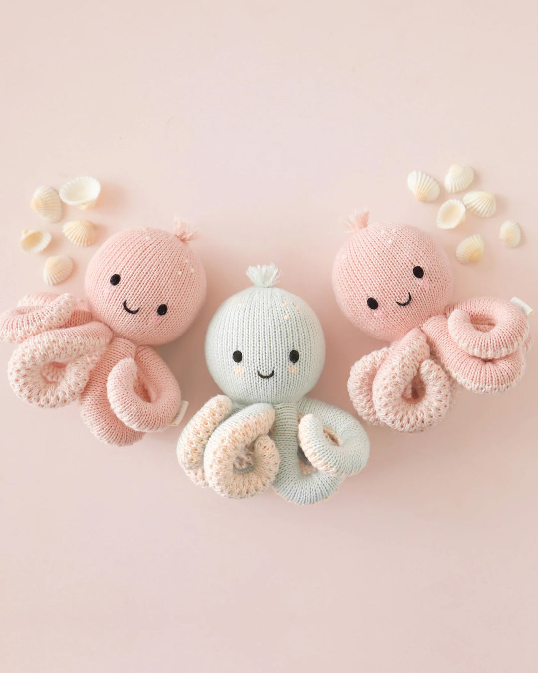 Baby octopus (soft coral pink)