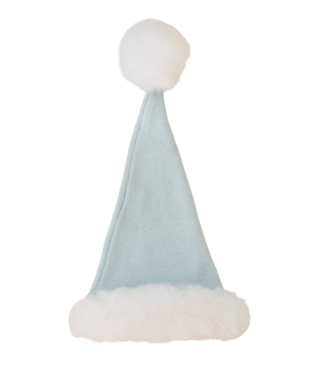 Knit Santa Hat | Sky Blue | PRE-ORDER