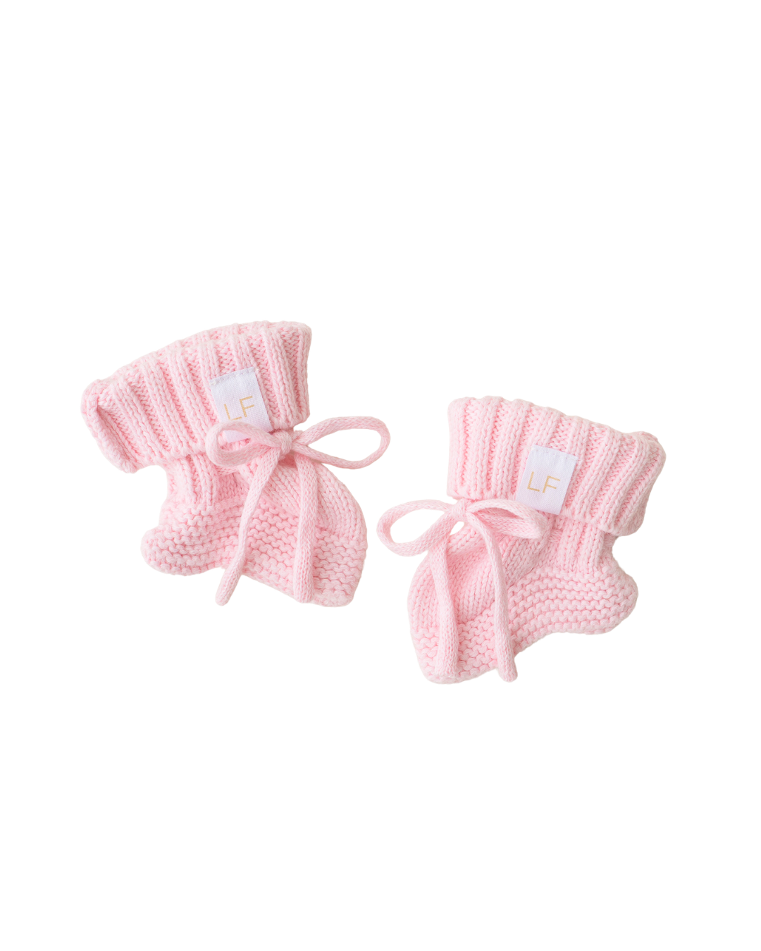 Knitted Booties | Strawberry Milk