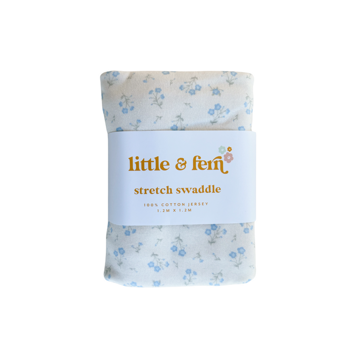 Swaddle Set | Paisley Blue