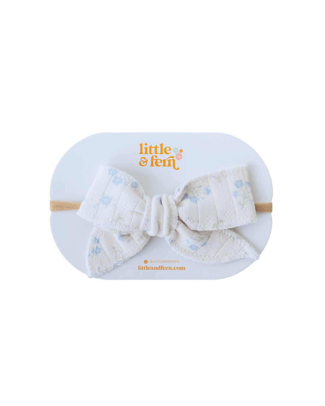 Essential Bow Headband | Paisley Blue