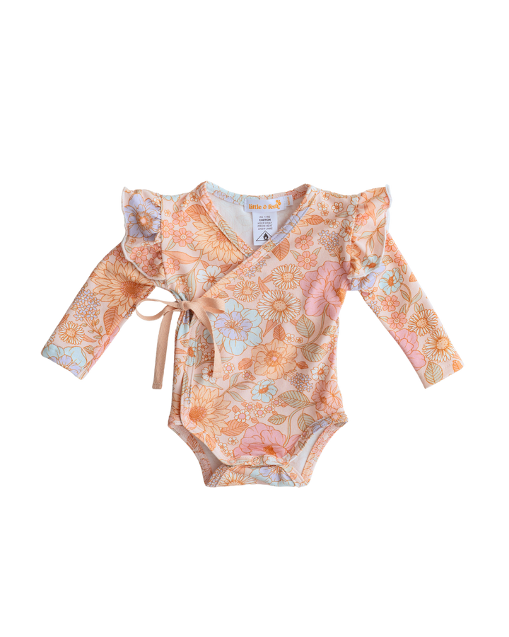 Kimono Onesie | Pastel Bloom