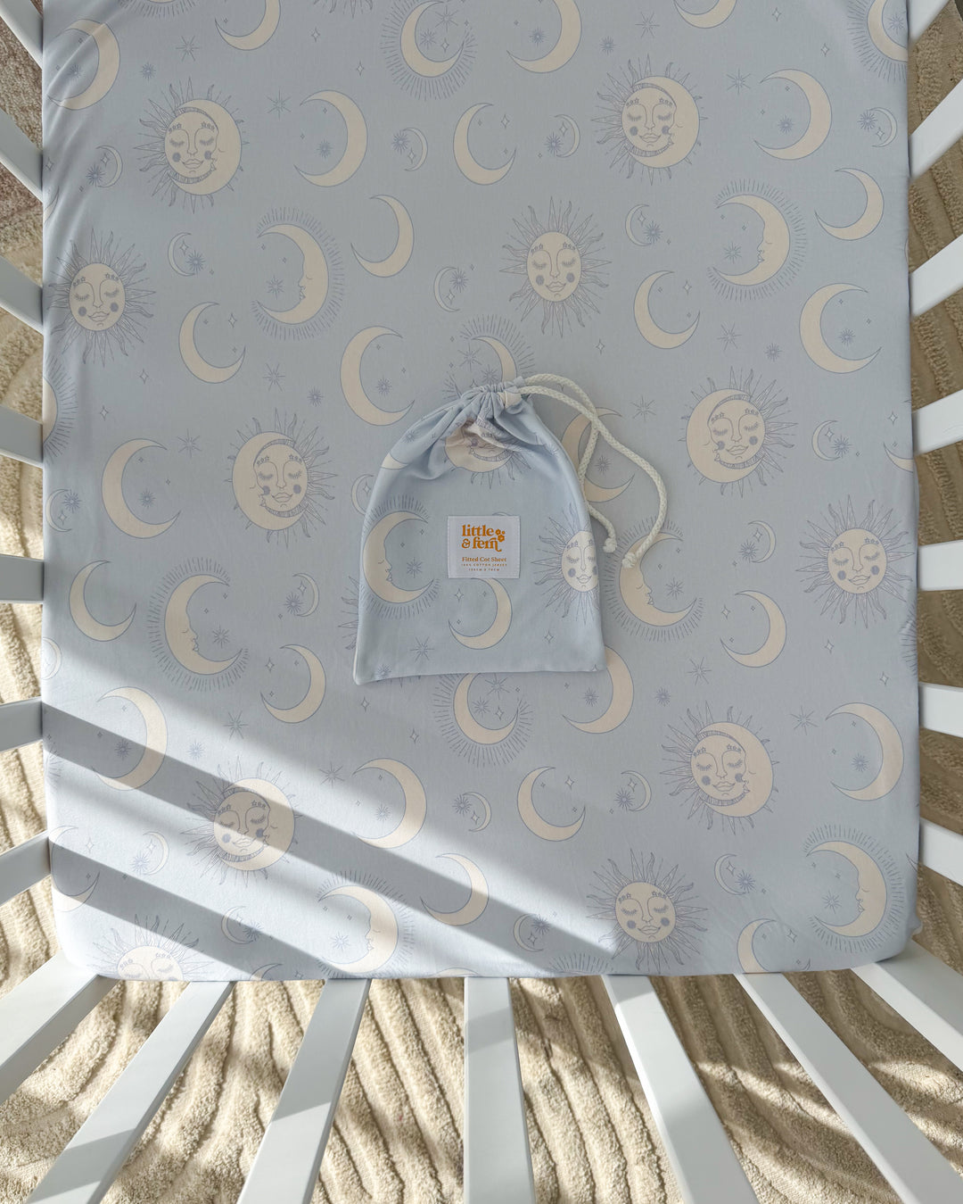 Cot Sheet | Celestial Blue