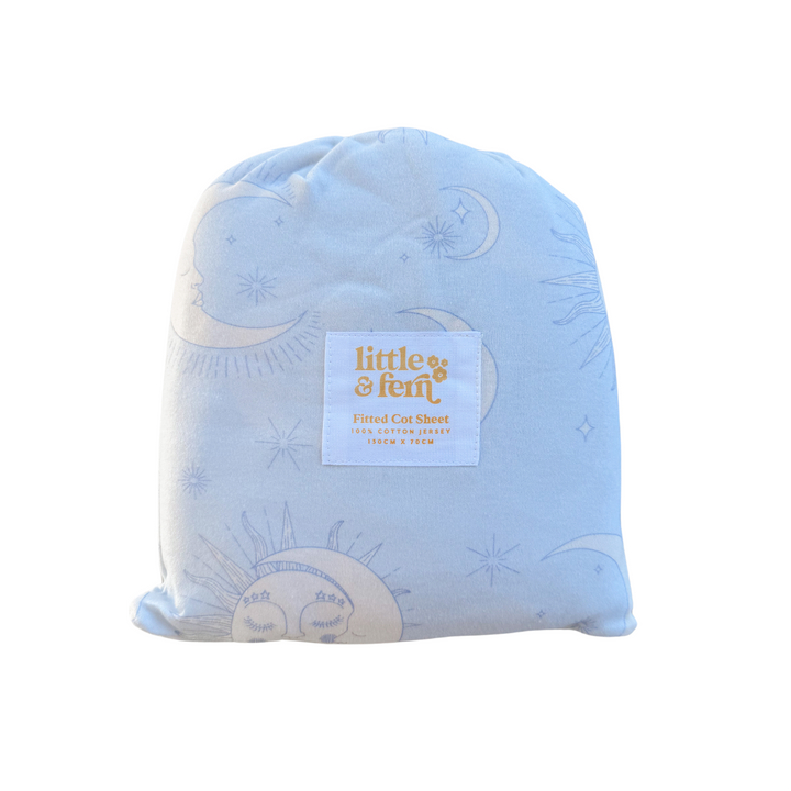 Cot Sheet | Celestial Blue