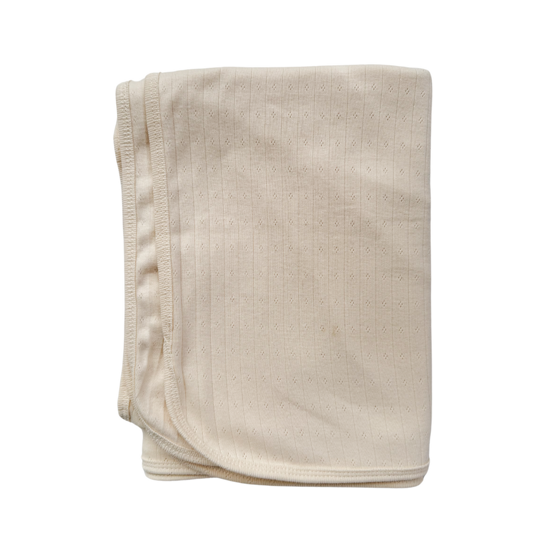 Essential Swaddle Set | Buttercream Pointelle