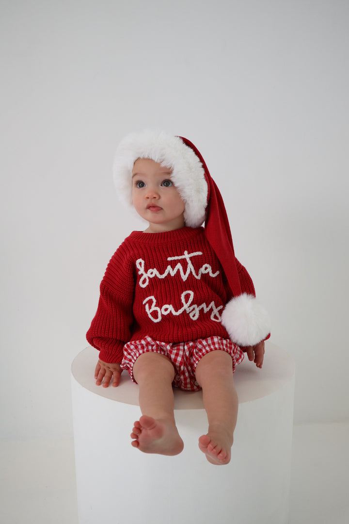 'Santa Baby' Chunky Knit Jumper | Rudolph
