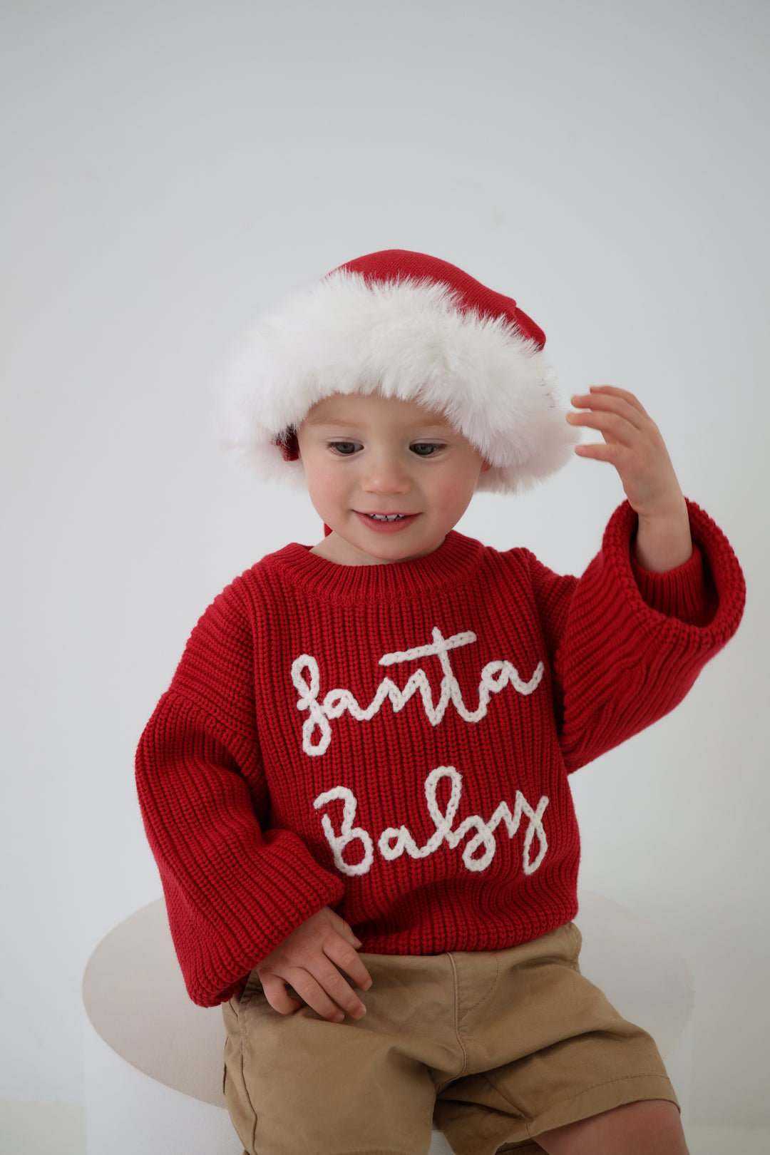 'Santa Baby' Chunky Knit Jumper | Rudolph
