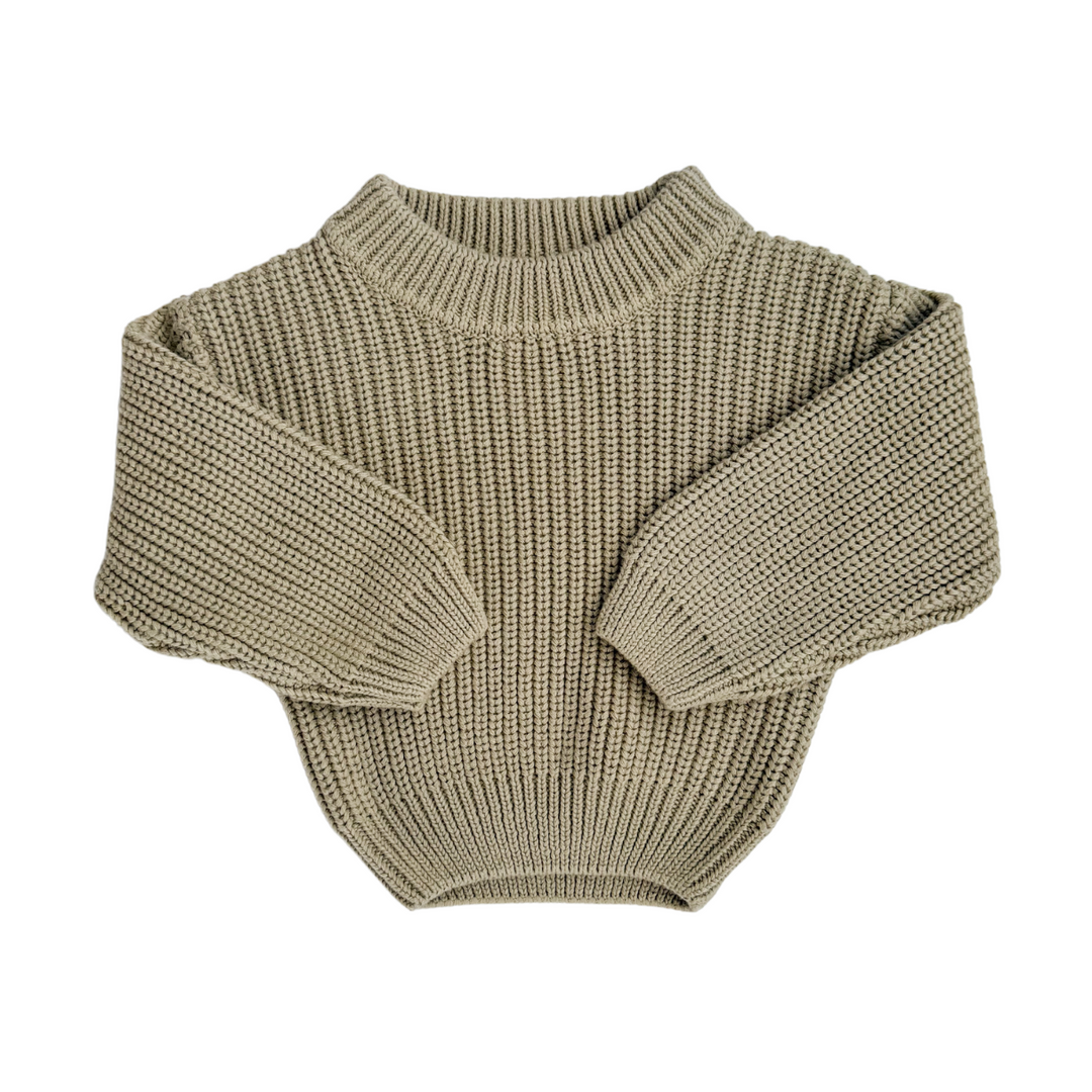 Chunky Knit Jumper | Khaki