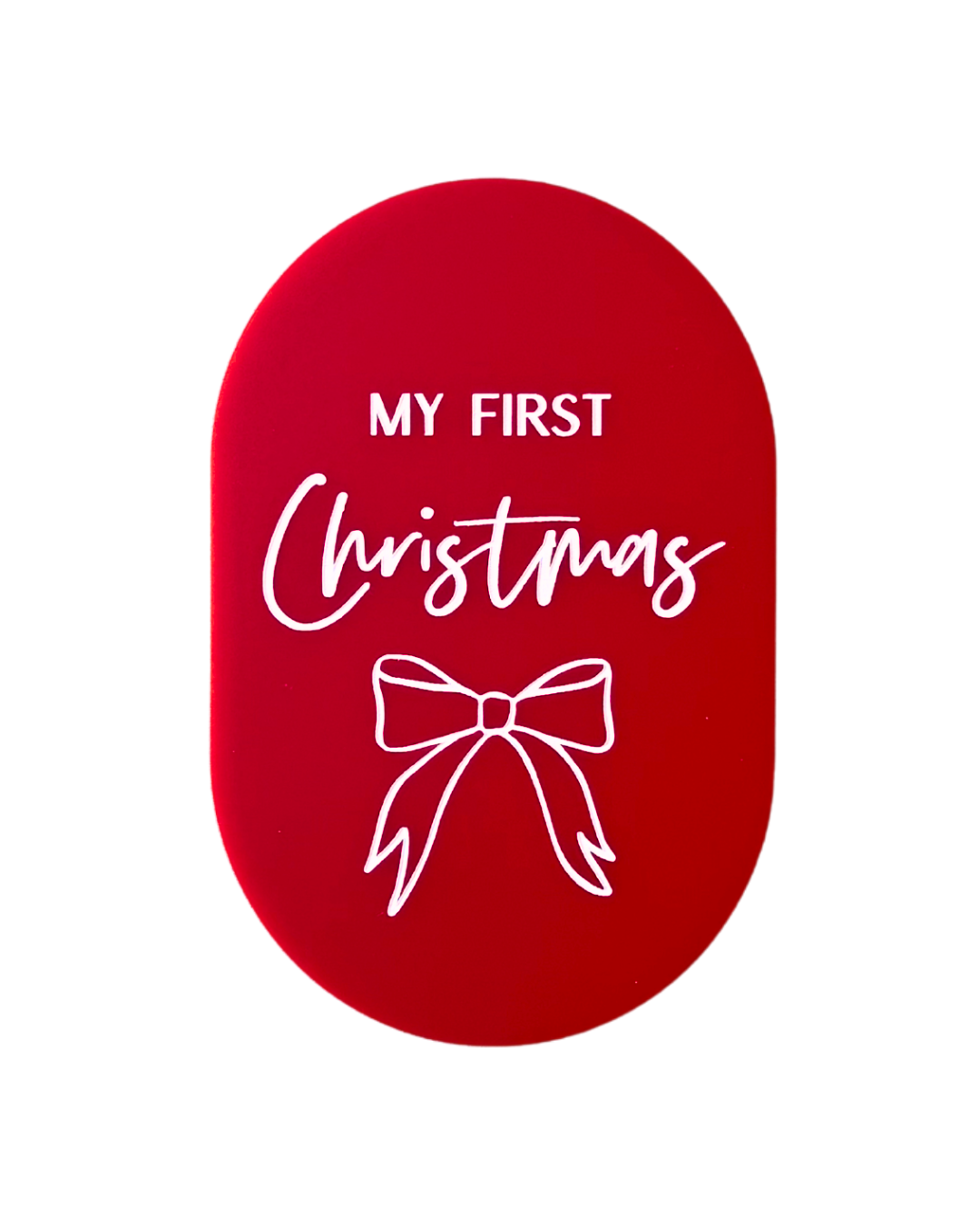 "My First Christmas" Plaque | Bows