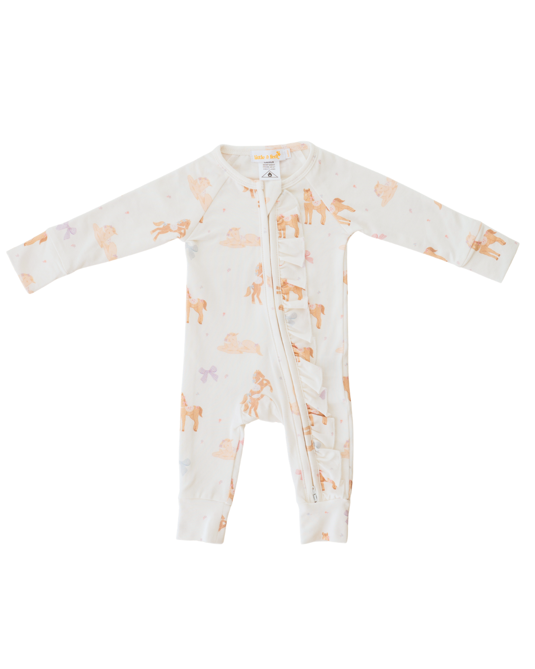 Frill Zip Romper | Pony Club