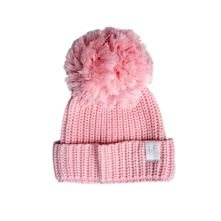 Knitted Pom Beanie | Peony