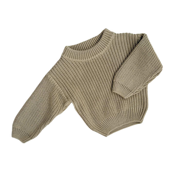 Chunky Knit Jumper | Khaki