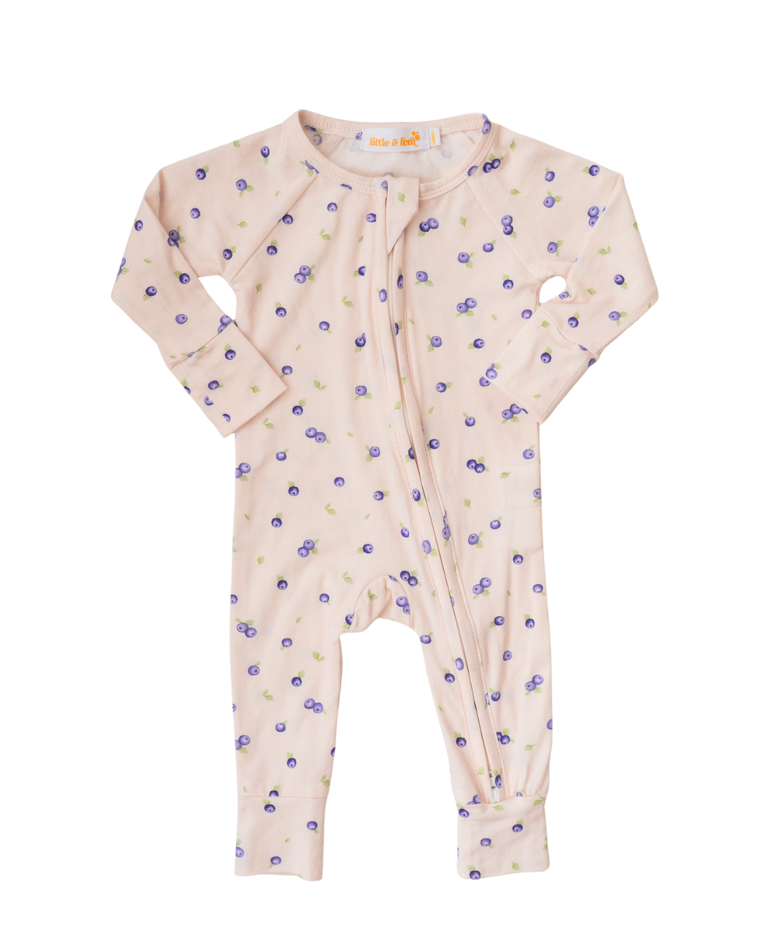 Zip Romper | Blueberries