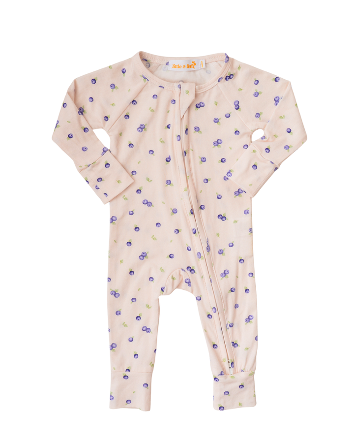 Zip Romper | Blueberries