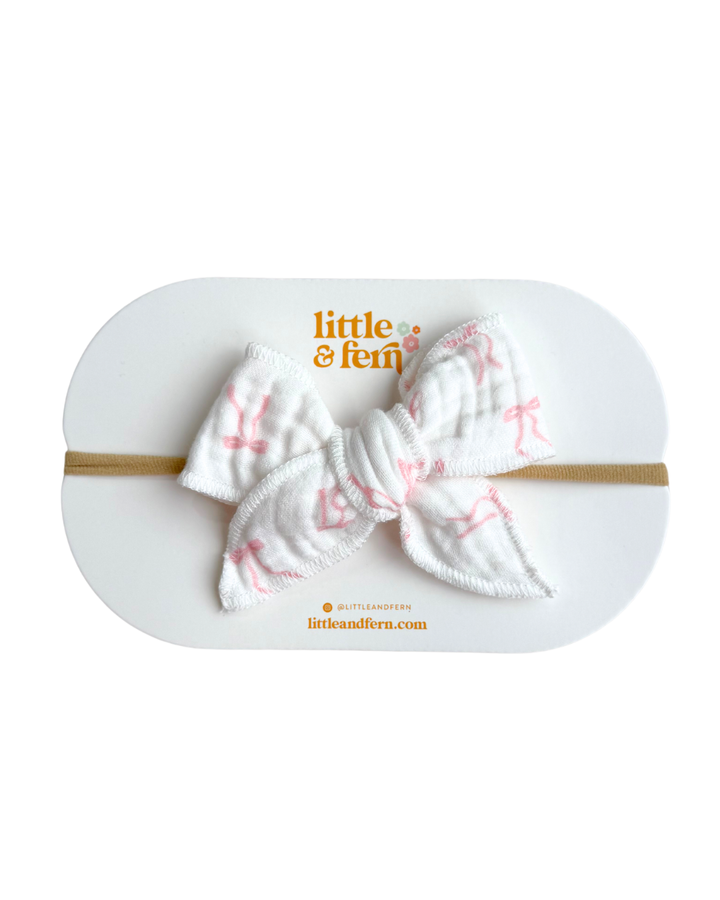 Bow Headband | Pink Bows