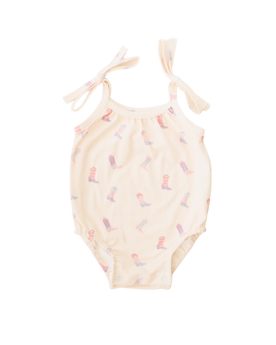 Bubble Romper | Cowgirl Boots