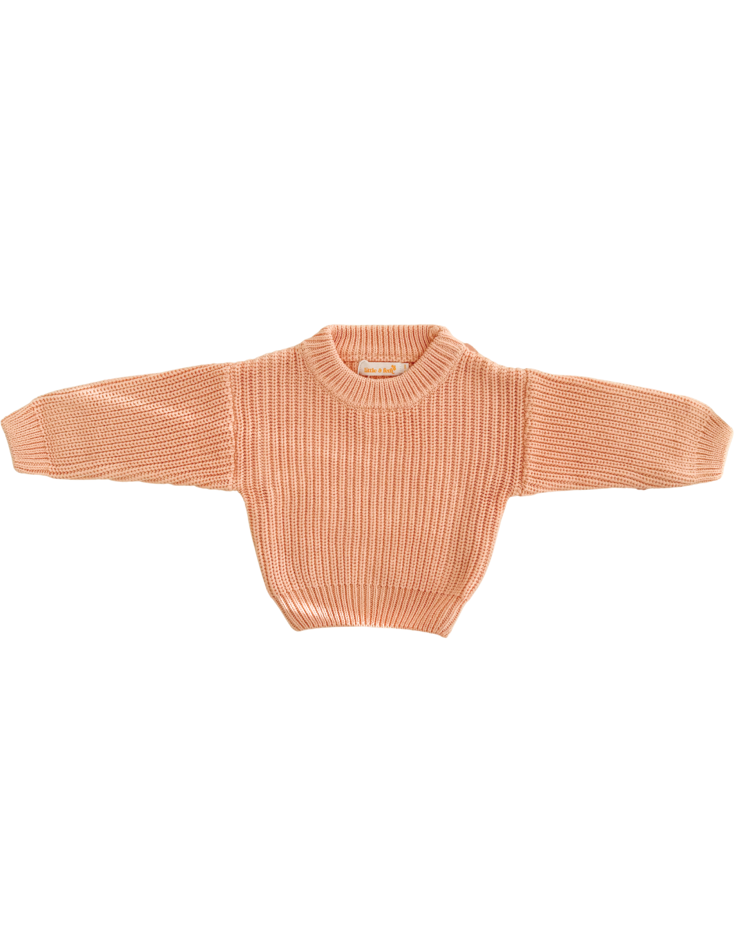 Chunky Knit Jumper | Baby Peach