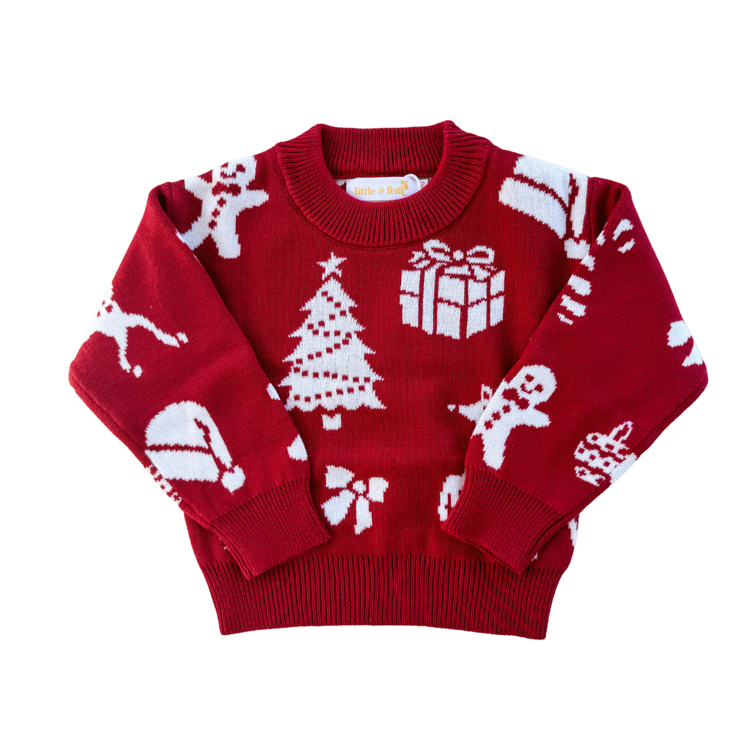 Knit Jumper | Heirloom Christmas Rudolph