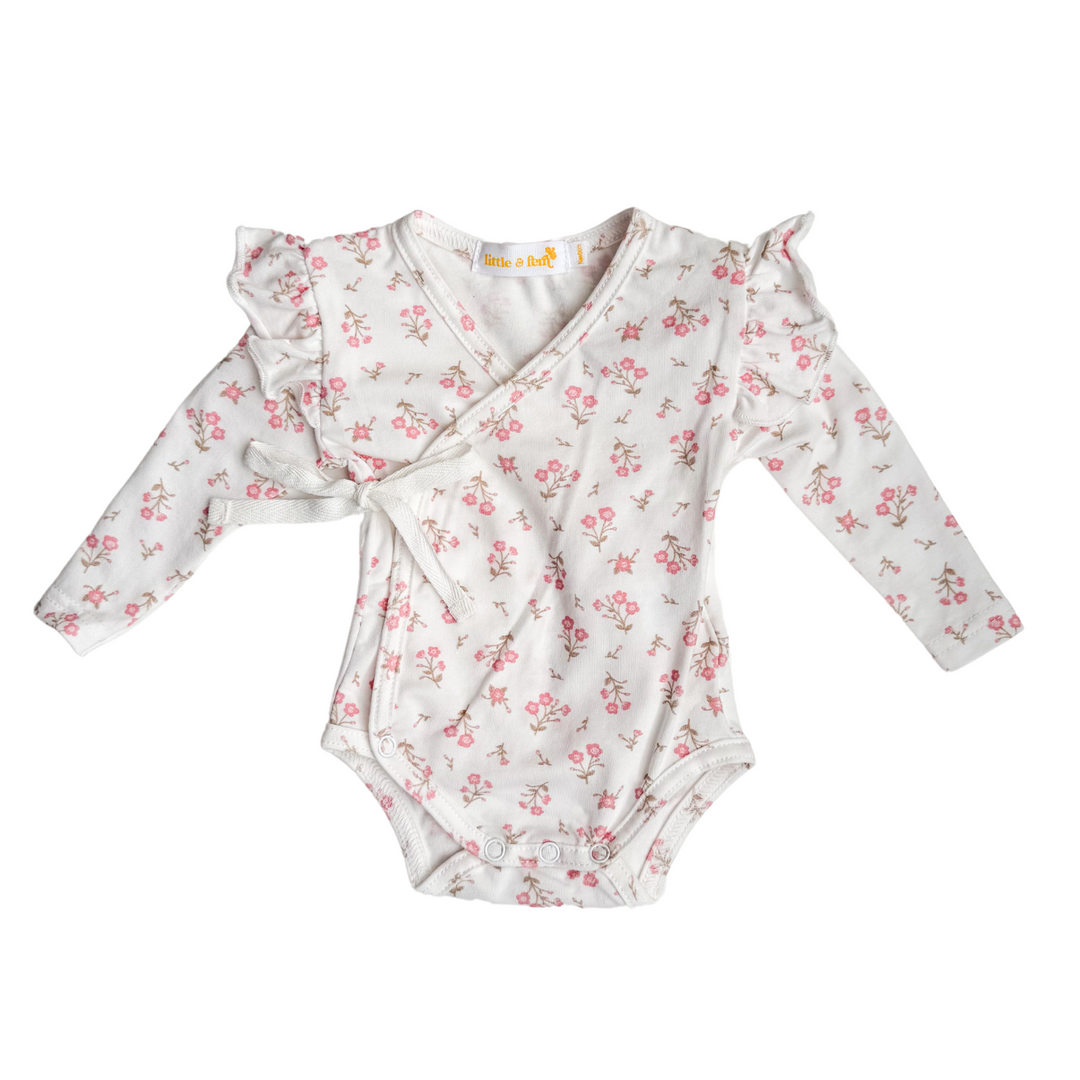 Kimono Onesie | Paisley Peony